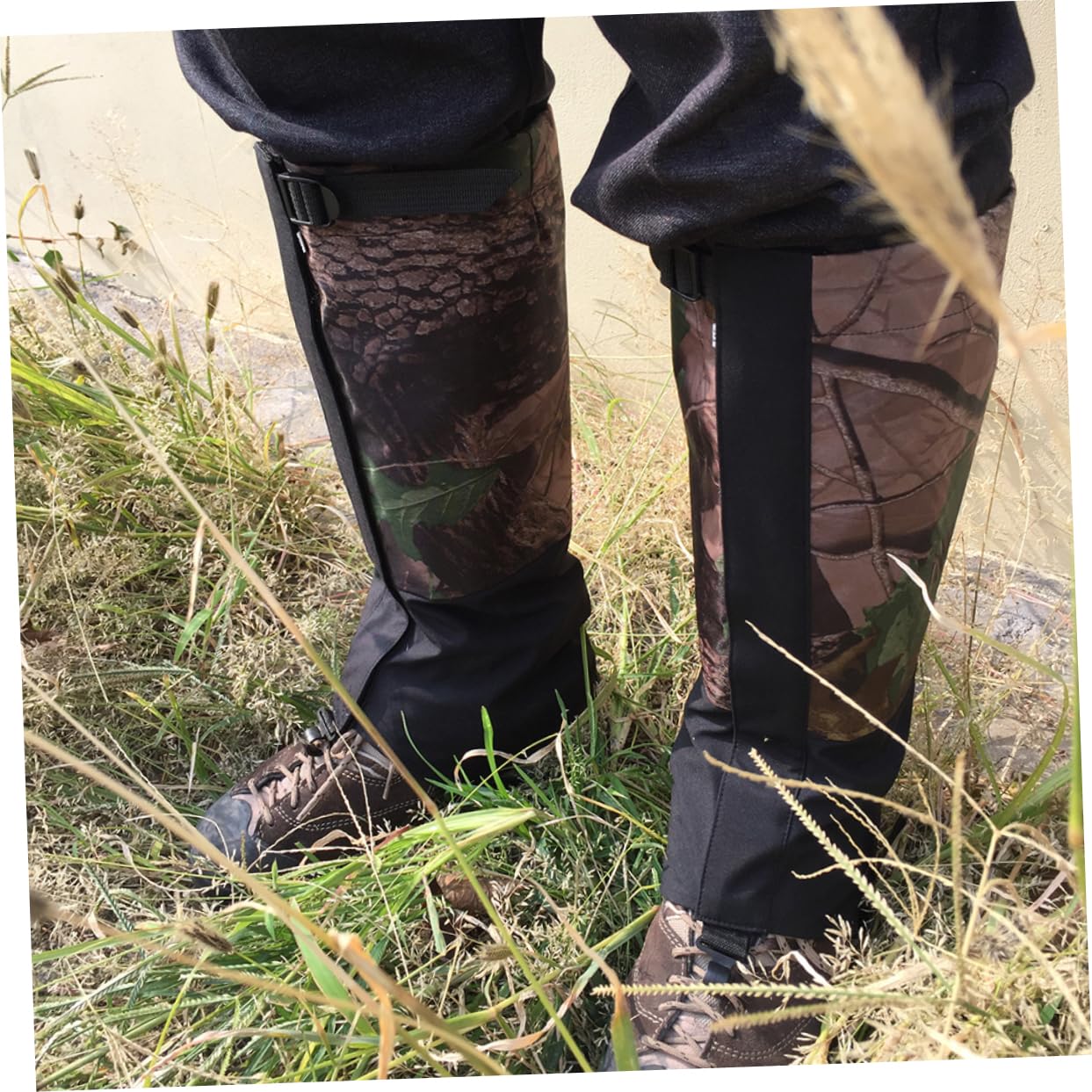 POPETPOP 2 Paires Guêtres Imperméables Legging De Neige Guêtres d'hiver Supports De Sangle De Canne à Pêche Couverture De Chaussures Jambières La Neige Couvre-Chaussures Camouflage