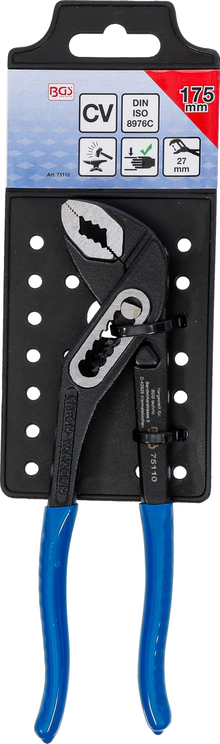 BGS 75110 | Pinza per idraulico | regolabile | 175 mm