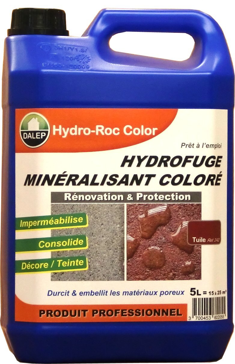 Hydrofuge Minéralisant Coloré HYDRO-ROC COLOR - Sable - Bidon de 5 L
