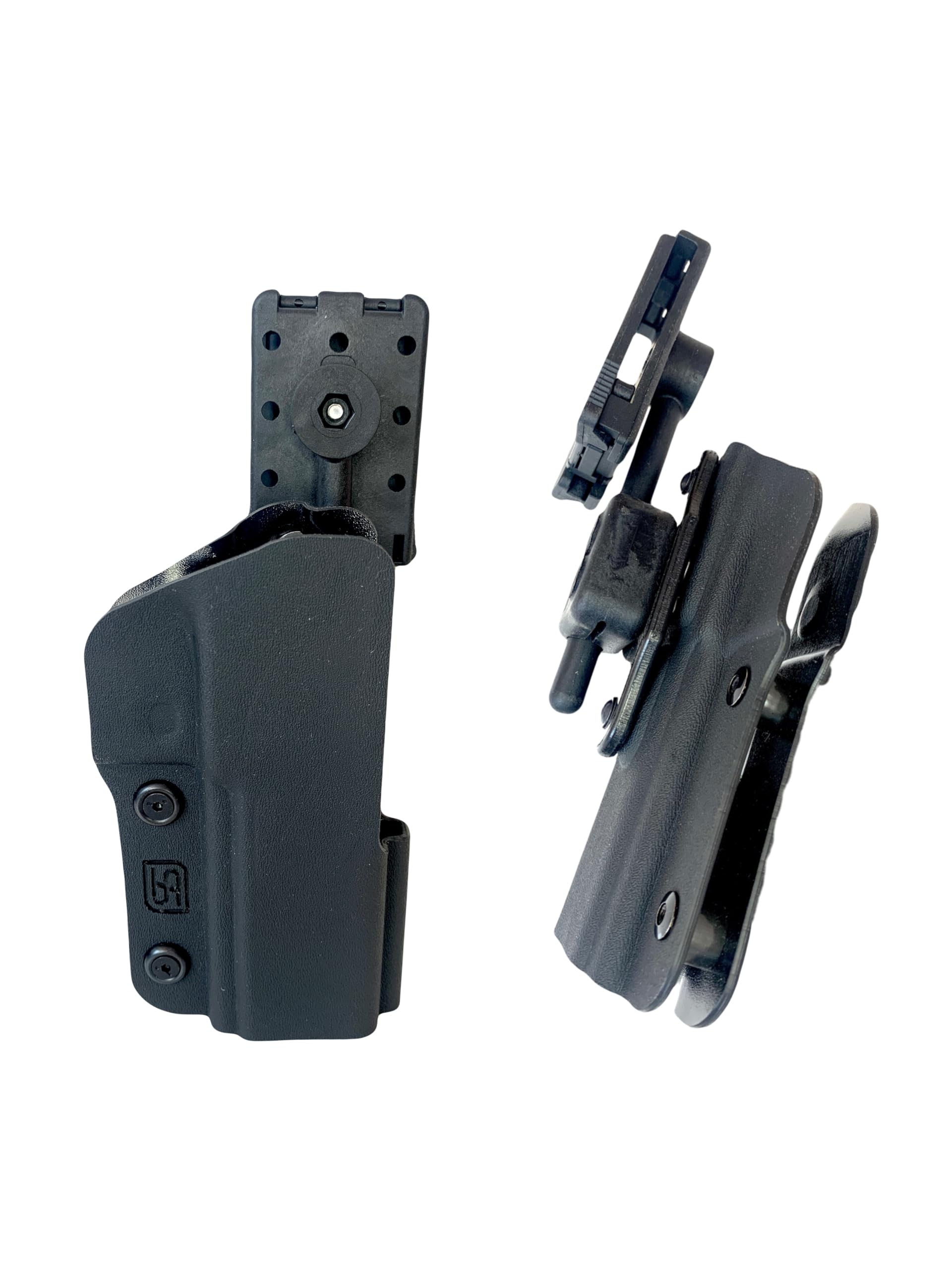 Kydex Waffen Holster Halfter 3D mit Multi Lok Gürtel Clip für S&W Revolver Walther Sig Sauer CZ Pistolen PDP Steel Frame SIG X5 P320