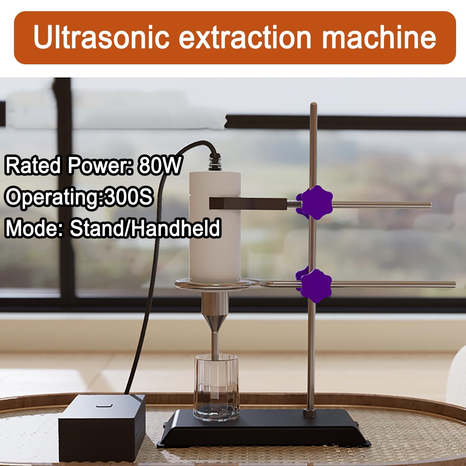 Lab Ultraschall-Homogenisator, Zelldisruptor, Sonicator Prozessor, 40 kHz, verstellbare Höhe, Halterung für Labor-Mischung