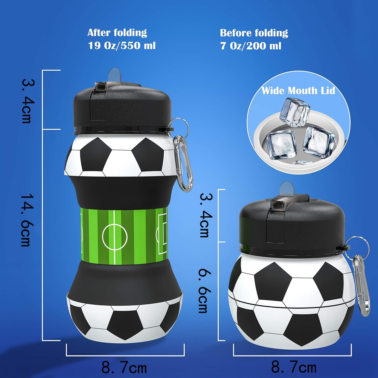 Super Sparrow Borraccia Bambini, Bottiglia Termica Senza Perdite - 620ml, Senza BPA Borracce, per Scuola, Sport, Campeggio, Yoga, Palestra, Ciclismo