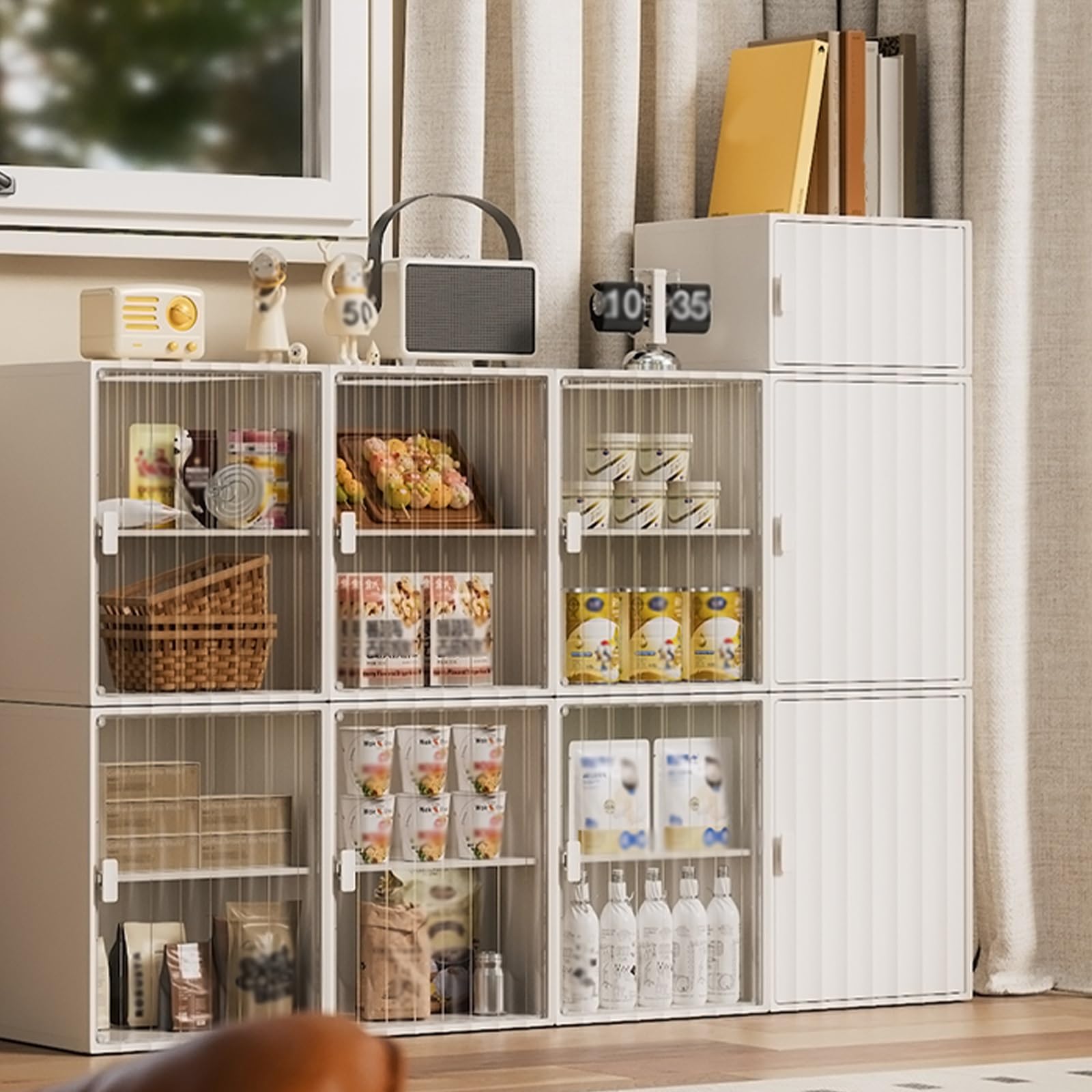Organizador Escritorio Versátil, Opciones de Almacenamiento Multifuncionales(Brown,30.5 * 20cm/12.0 * 7.9in)