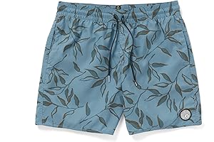 RVCA Men's Standard 17-Inch Elastic Waist Surf Swim Trunks