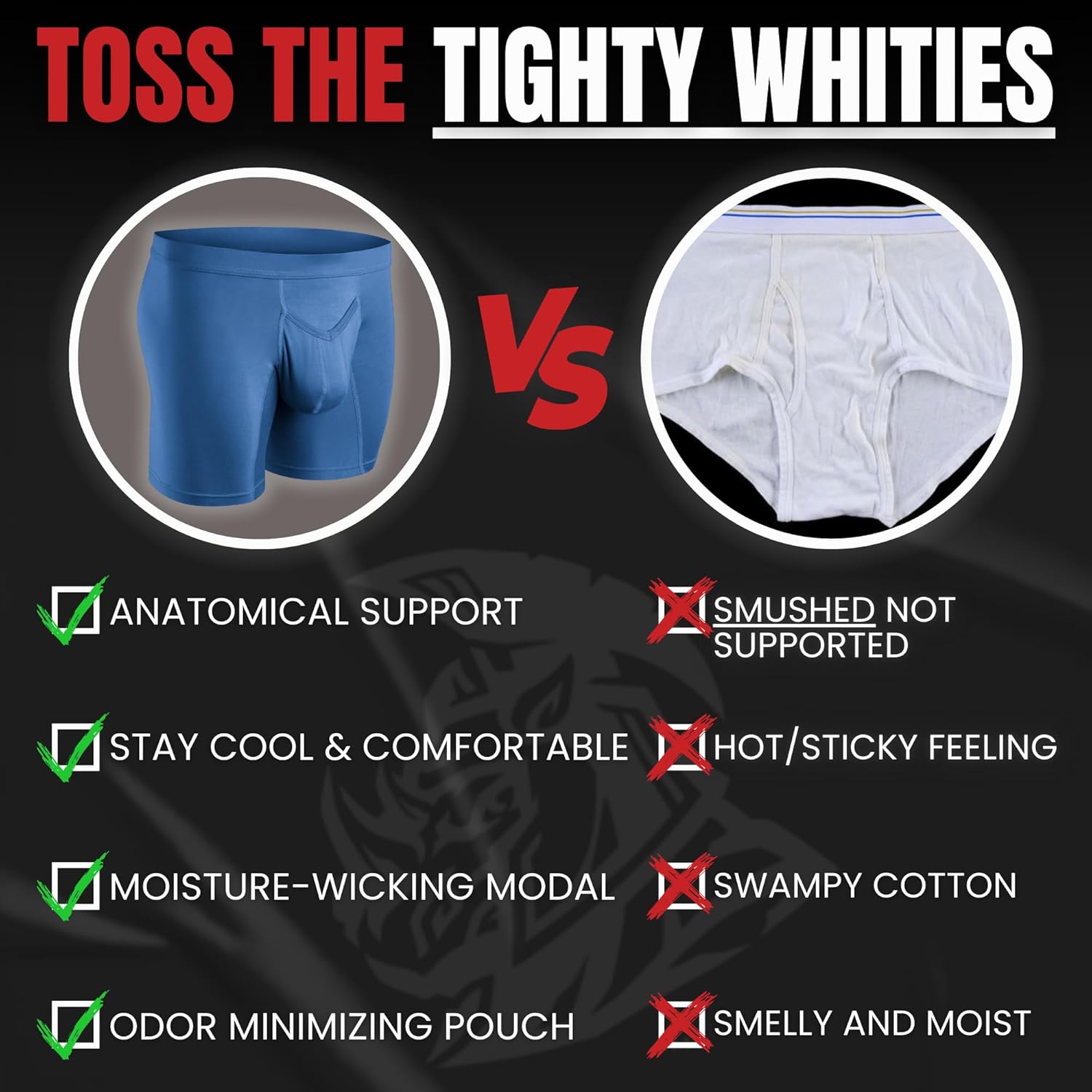 Real Men Bulge Enhancing Pouch Underwear for Men – 1, 3 and 6 Pack Set - Modal Boxer Briefs ABCD Pouch - Image 5