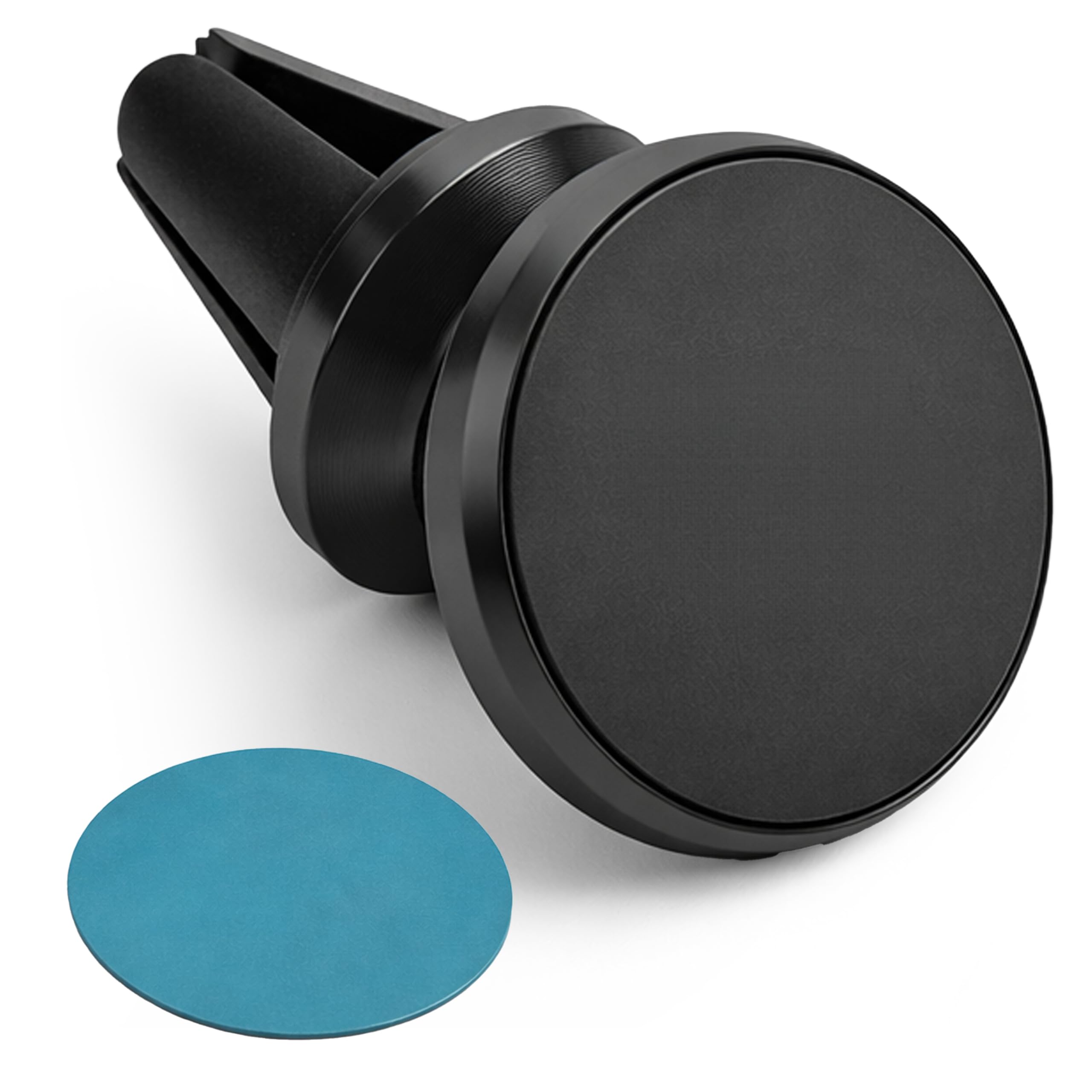 Generico Porta Cellulare Auto Magnetico per Bocchette, Supporto Telefono Auto con Clip a Pressione e Piastra Adesiva Inclusa