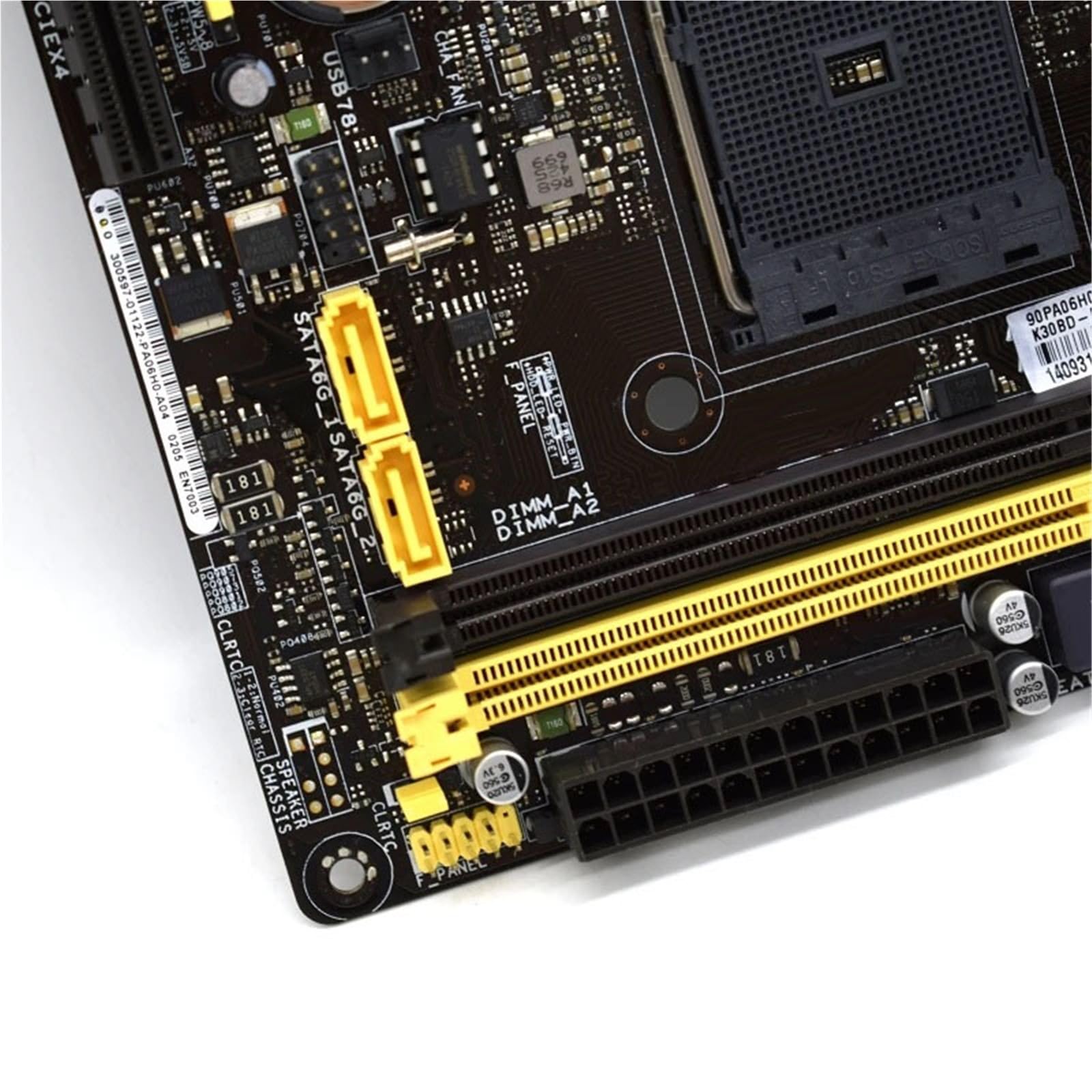 scheda madre Fit For ASUS AM1I-B/K30BD DP Mini ITX | Set di schede madri con scheda CPU DDR3 A320 PCI-E 3.0 SATA2 USB2. Ufficio 17*17 cm