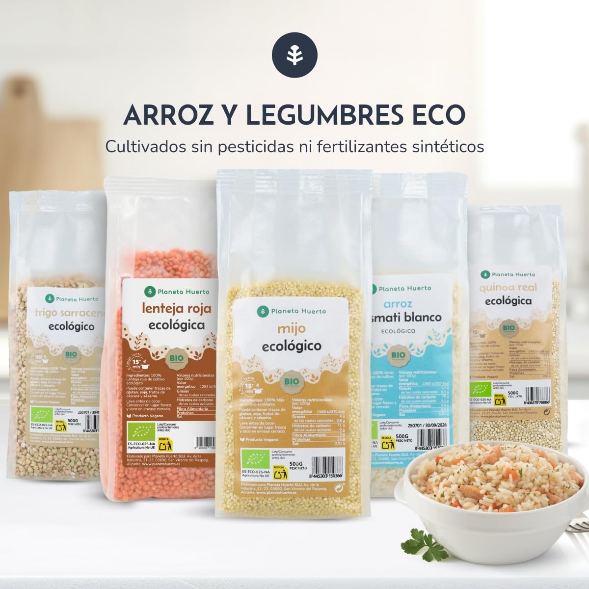PLANETA HUERTO | Mijo pelado ECO Planeta Huerto 2,5 kg