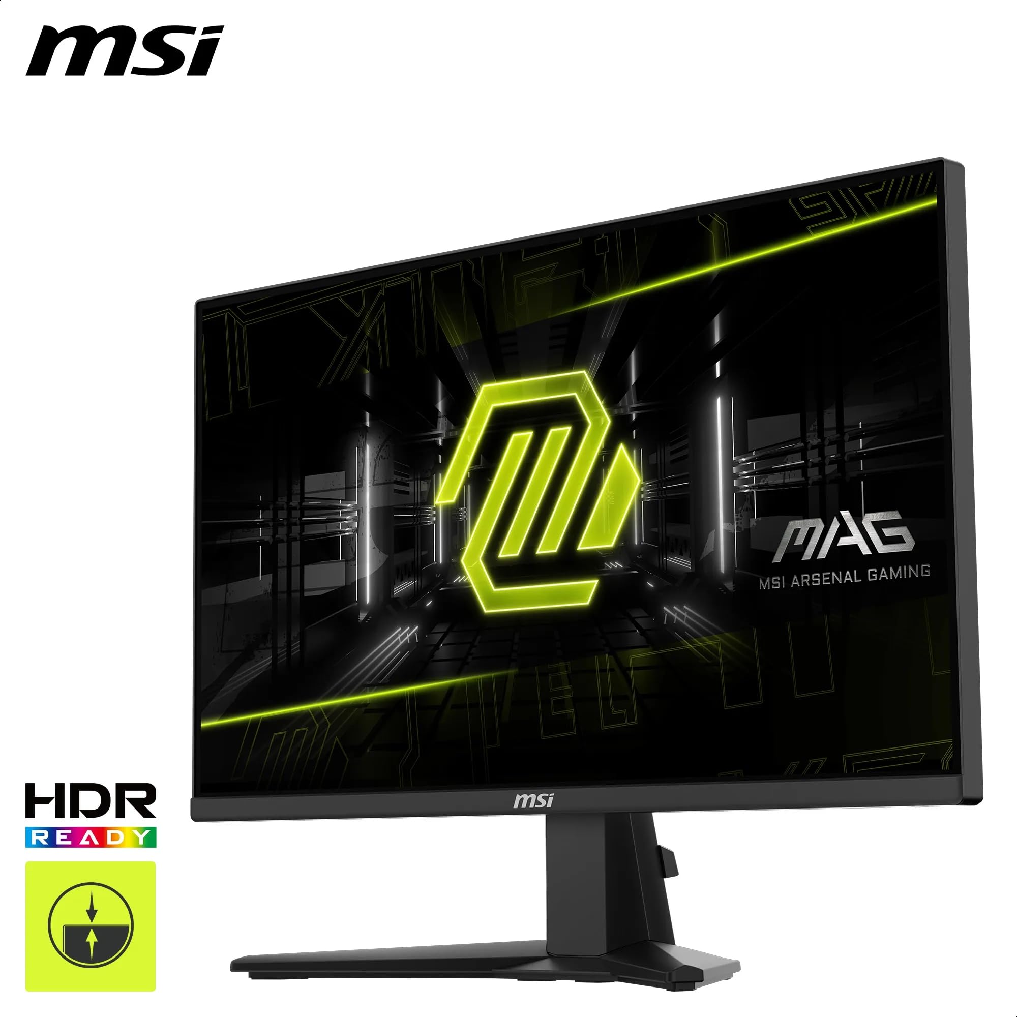 MSI MAG 255XF Écran Gaming 24.5" FHD | Dalle Rapid IPS 1920x1080, 300Hz, 0,5ms, compatible VESA, HDMI, DisplayPort, Adaptive-Sync
