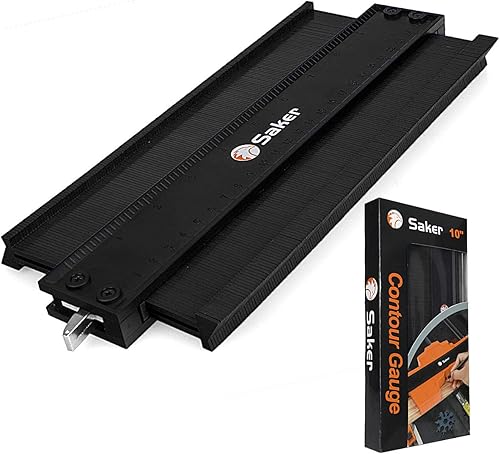 Vista 35 de Saker Herramienta para medir y duplicar contornos, bloqueo a 10 pulgadas, ajustable y precisa, ideal para duplicar formas irregulares en trabajos