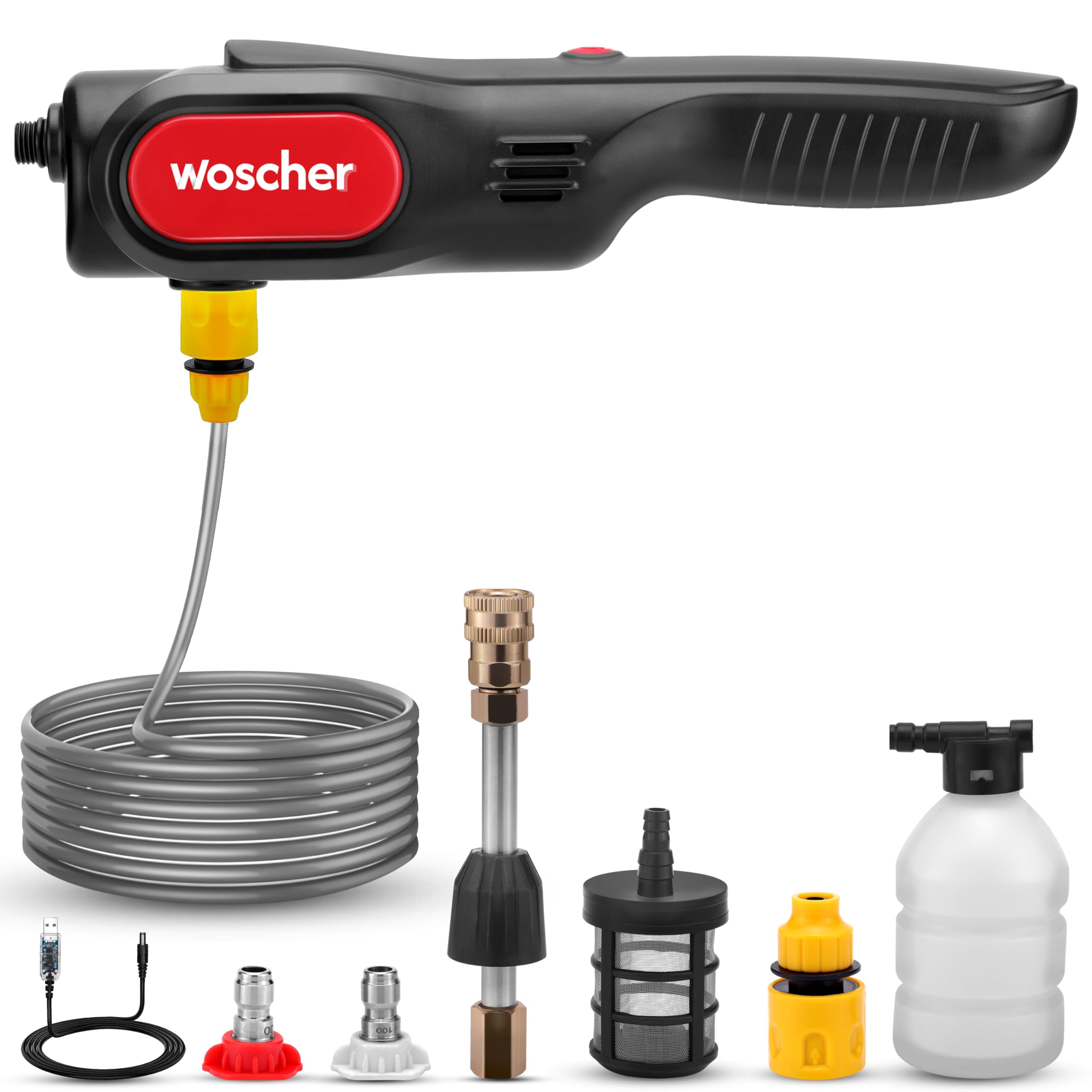Woscher 240 High Pressure Washer Water Filter Connection Accessory (Bucket Filter)-picture-18