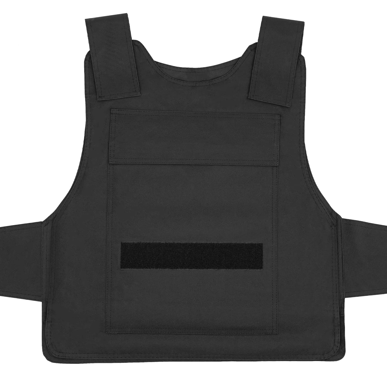 Stichschutzweste mit Handschuhen & Aufbewahrungstasche, verstellbare Schutzweste aus Oxford Stoff & Hochmanganstahl, 24 Joule Schutz für Polizei, Security, Training & Outdoor
