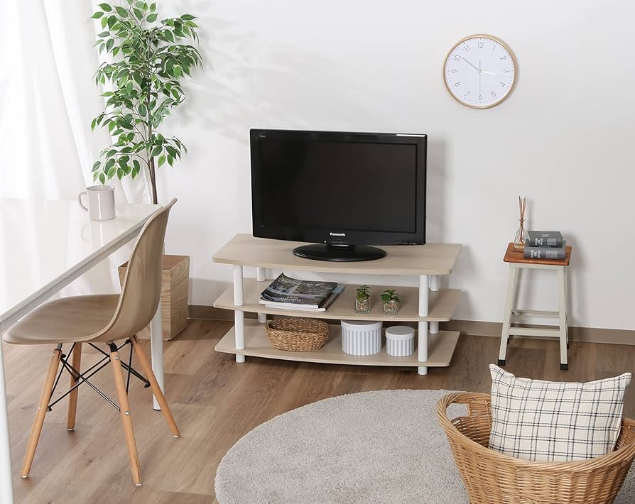 Amazon.co.jp: 不二貿易 テレビ台 ローボード 32型 幅90×奥行40