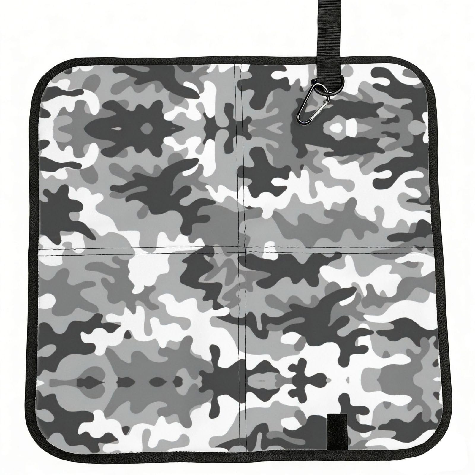 VCzsdff Digital Camo Print Portable Seat Cushion Folding Bleacher Pad Compact Picnic Sitting Mat Polyester 40cm