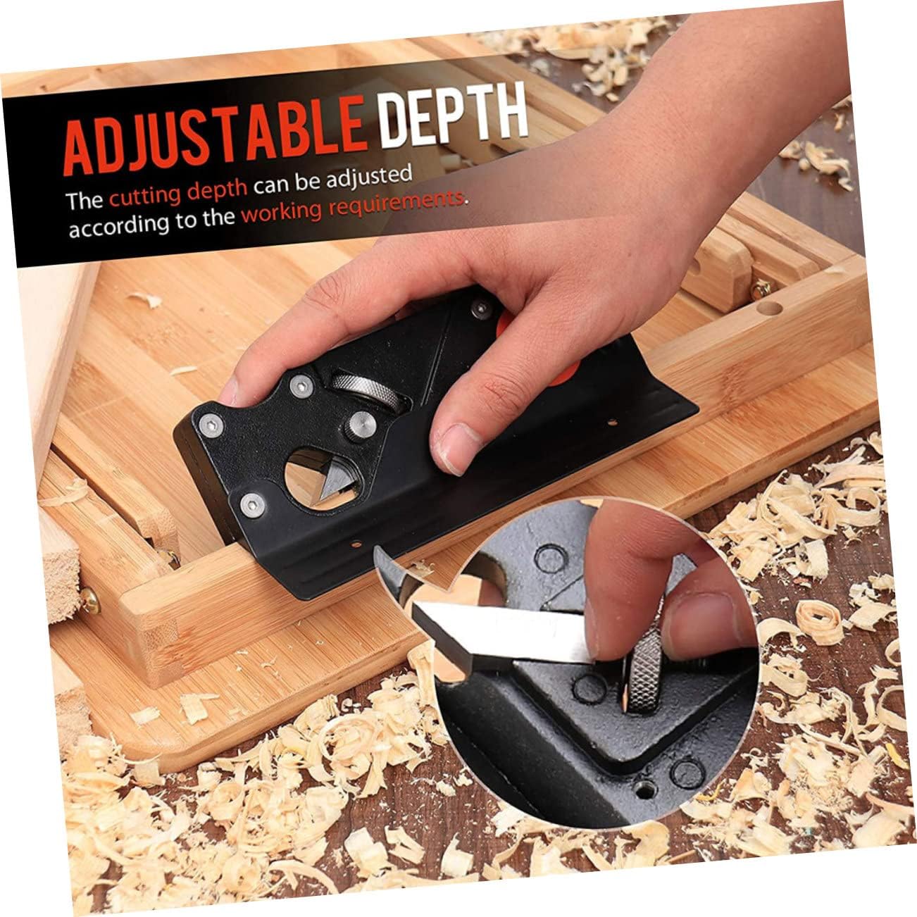 Woodworking Chamfer Plane Planer Tool for Jointers Home Tool Kit Planing Carpenter Hand