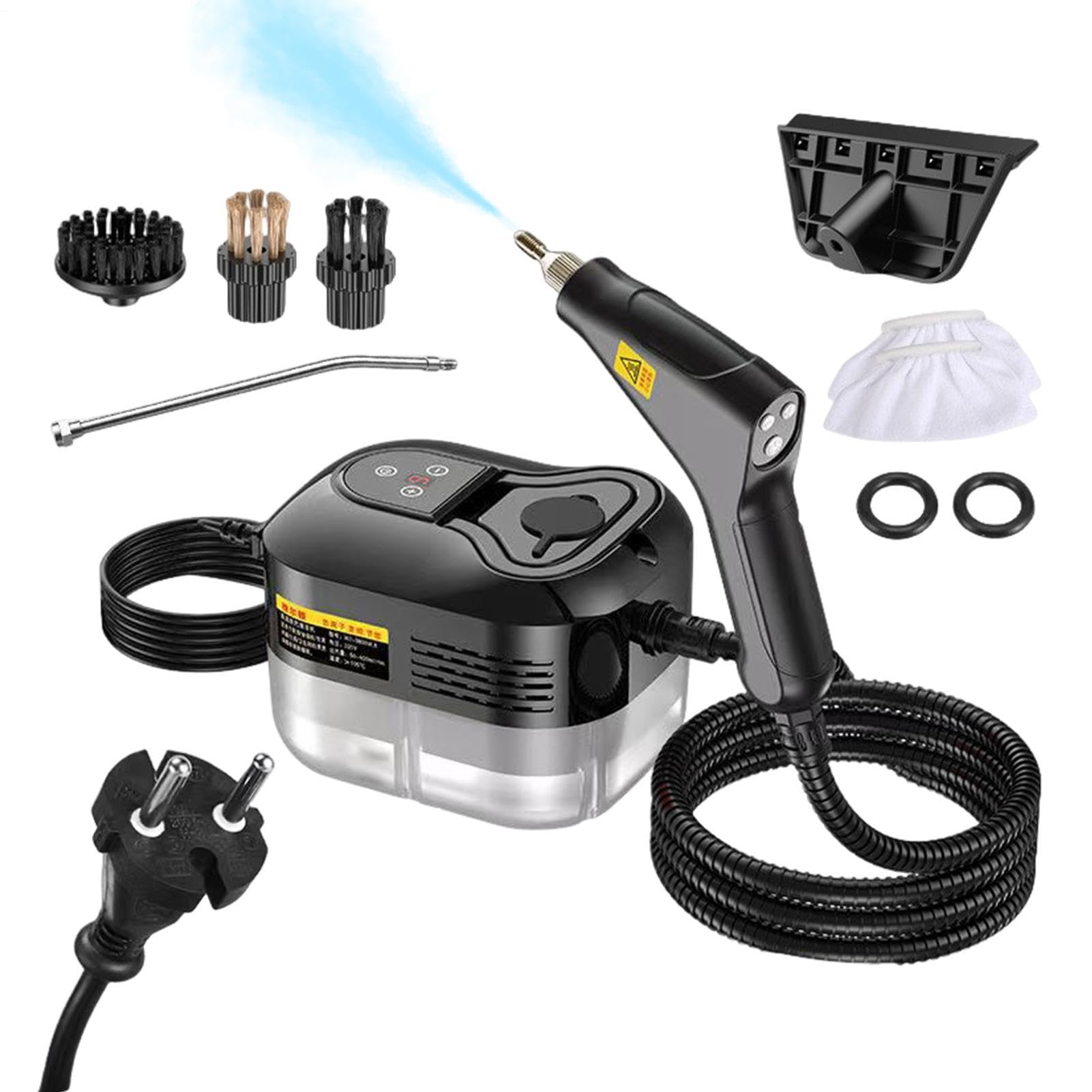 Limpiador A Vapor Portátil 2500 W, Potente, Alta Temperatura, Portátil | Máquina De Limpieza A Vapor Para El Baño Para Tapicería, Sofá, Alfombra, Muebles, Ventana, Suelo Y Azulejo