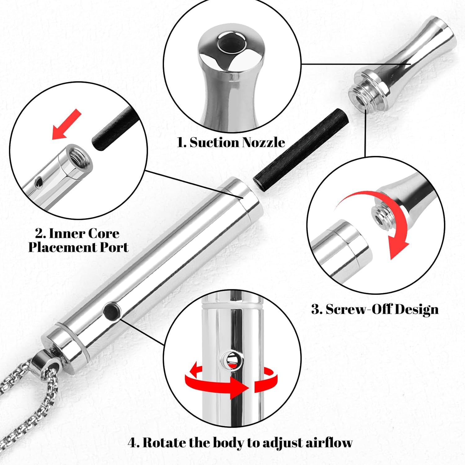 ASTOFLI Quit Smoking Breathing Necklace for Adults Zambia Ubuy