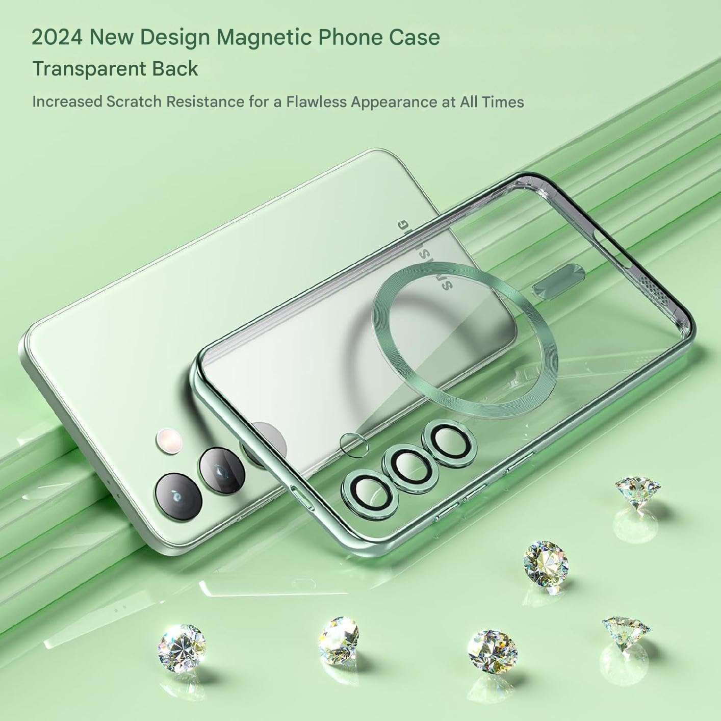 VONZEE Clear MagSafe Case for Galaxy S23 Plus -7