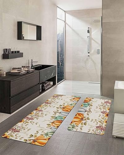 Miniatura 2 de Tapete de baño de eucalipto y calabaza para bañera, antideslizante, de secado rápido y absorbente, de tierra de diatomeas, para fregadero de cocina,