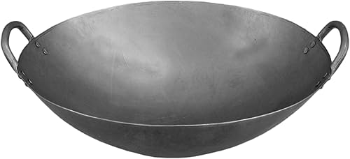 Chef's Supreme Wok cantonés martillado a mano de 19 pulgadas, cada uno