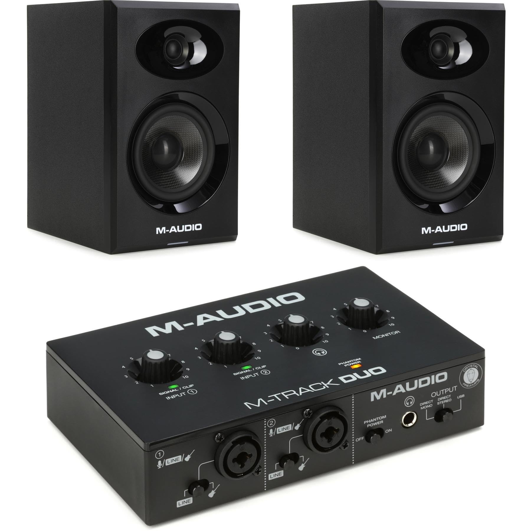 M-AUDIO M-TRACK DUO + BX3スピーカーセット M-AUDIO M-TRACK DUO + BX3スピーカーセット Amazon.com: M-Audio