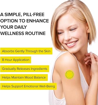 Dopamine Patches Extra Strength: Wellness Support 30 Patches - Plant-Based Formula