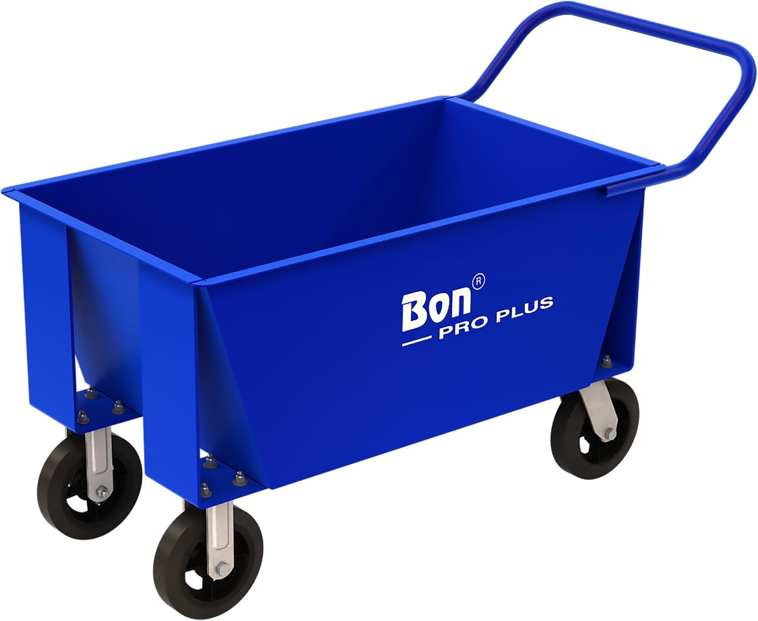 Bon 11-679 6-1/2-Cubic Foot Pro Plus Mortar Buggy with 8-inch Solid Rubber Tires