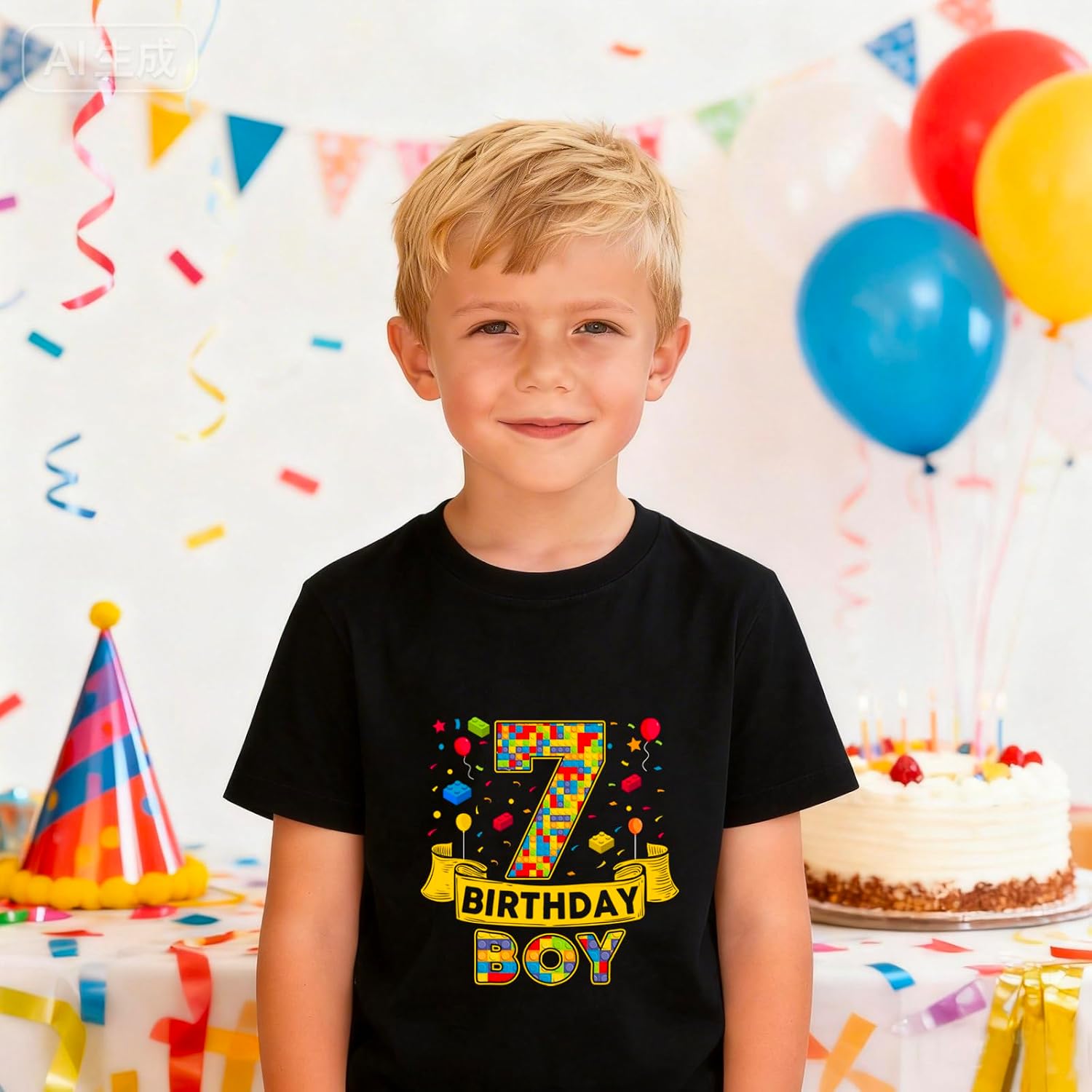 Birthday Boy Shirt 3rd 4th 5th 6th 7th 8th Boys Birthday Shirt Classic Crewneck Cotton Tees