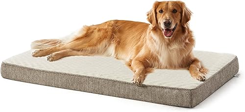 Miniatura 17 de JOEJOY Camas XL para perros de tamaño grande, cama ortopédica para perros grandes con funda extraíble lavable, camas extra gruesas de espuma
