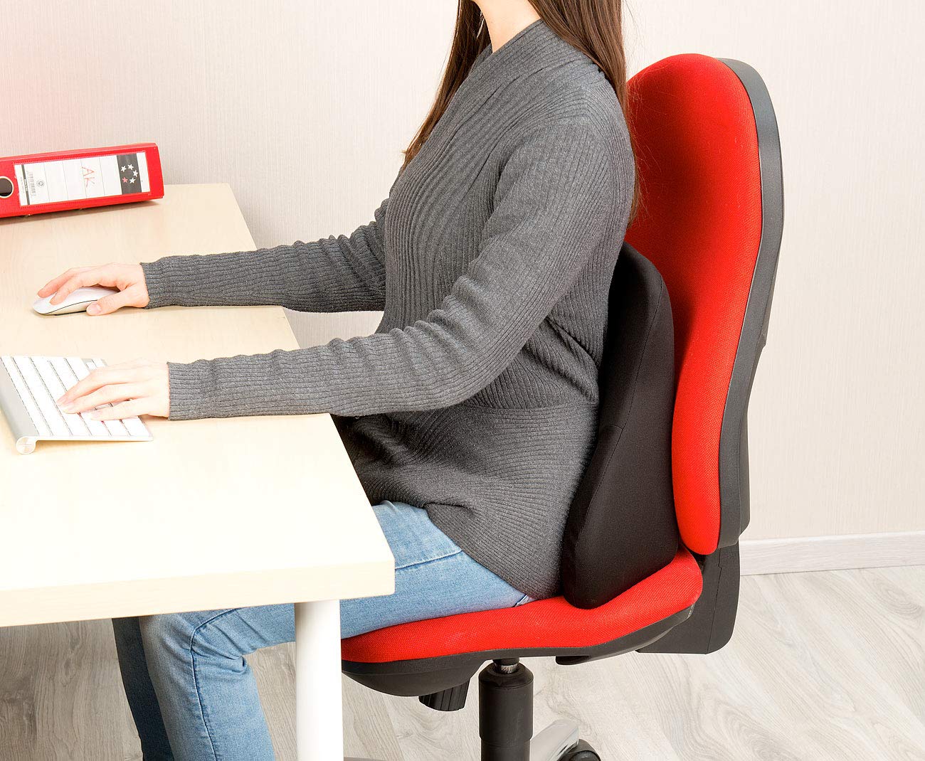 newgen medicals Coussin Ergonomique Dorsal en Mousse à mémoire de Forme