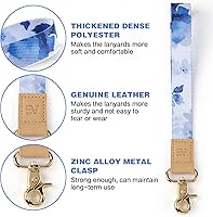 Vista 80 de Ecovision - Llavero con correa para llaves, llaveros de pulsera con 2 argollas para llaves para mujer