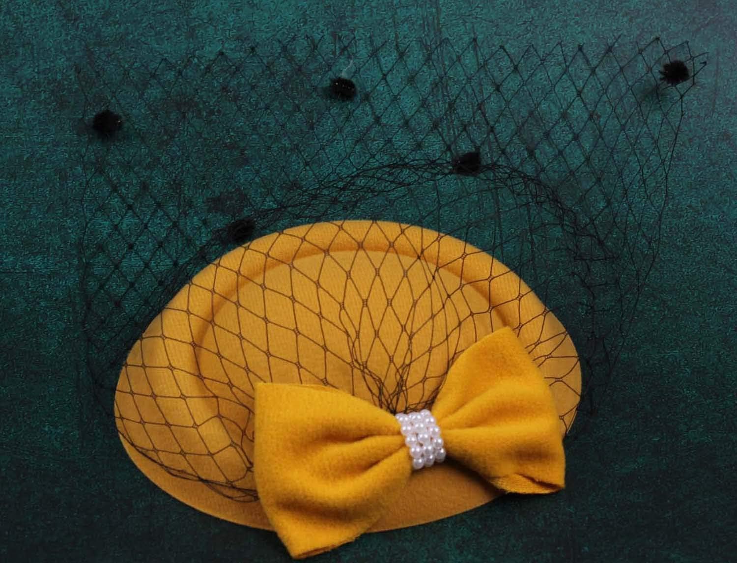 Fascinators Hats 20s 50s Hat Pillbox Hat Cocktail Tea Party Headwear with Veil for Girls and Women image 4