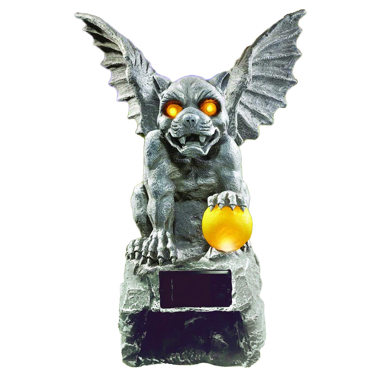 Buy Mythical Gargoyle Downspout Decorative Statue with Solar Powered