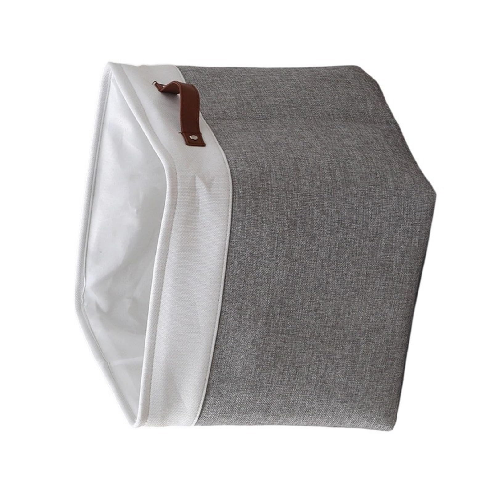 EXQIOUR Laundry Basket, Foldable Laundry Bag, Freestanding Tall Clothes Hamper, Foldable Washing Bin for Laundries Bathrooms Dorm Storage Basket with Handles