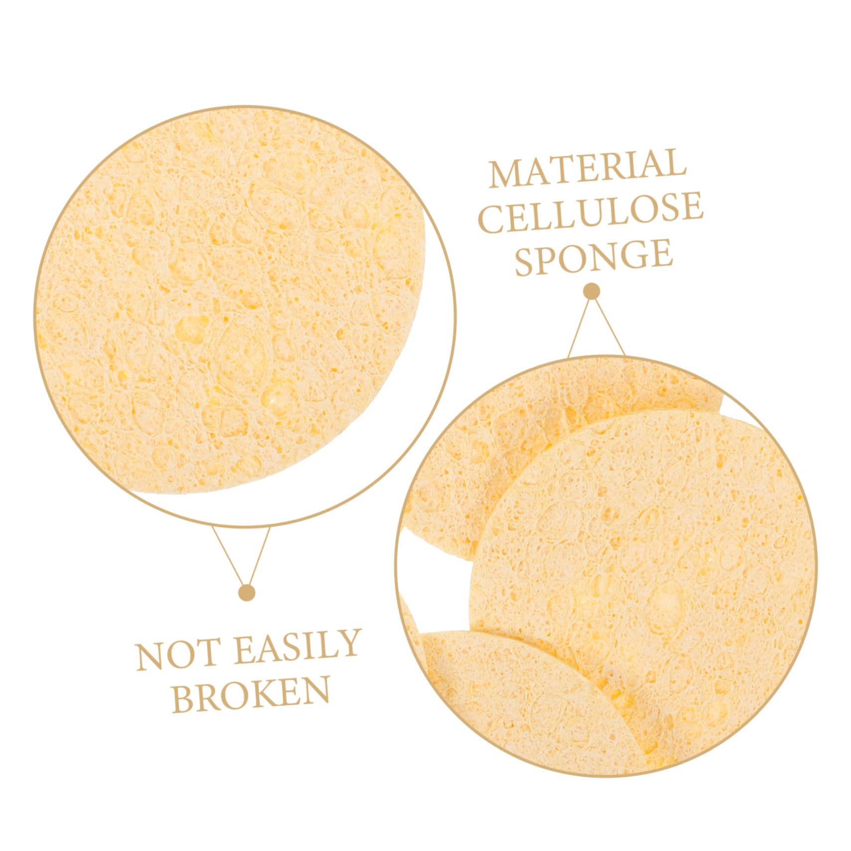 HOUDERCO Solder Tip Cleaning Sponge Set 10pcs Soldering Sponge Soldering Iron Tip Cleaner Diy