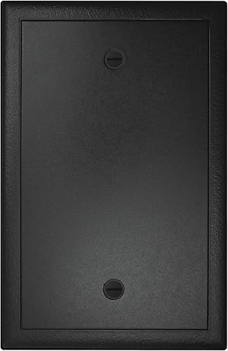 Questech Decoración de placa de interruptor en blanco cubierta de enchufe estándar de 1 banda placa de pared eléctrica en blanco diseño de ambiente