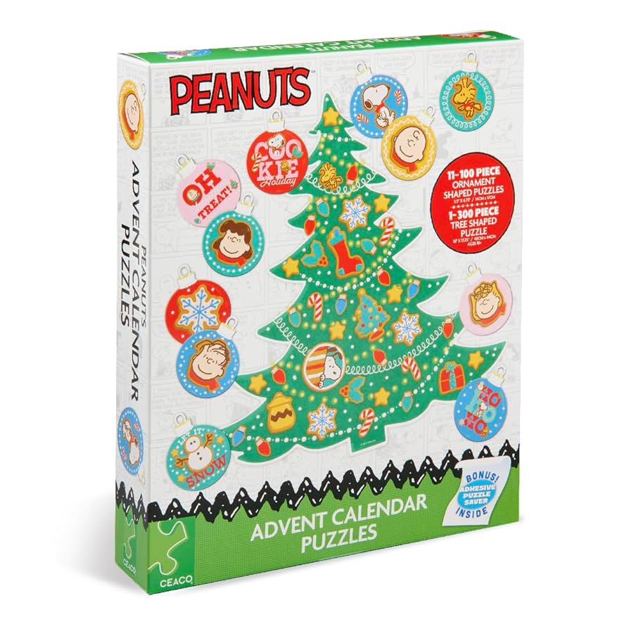 Amazon.com: Ceaco - Peanuts 12 Days of Christmas Advent