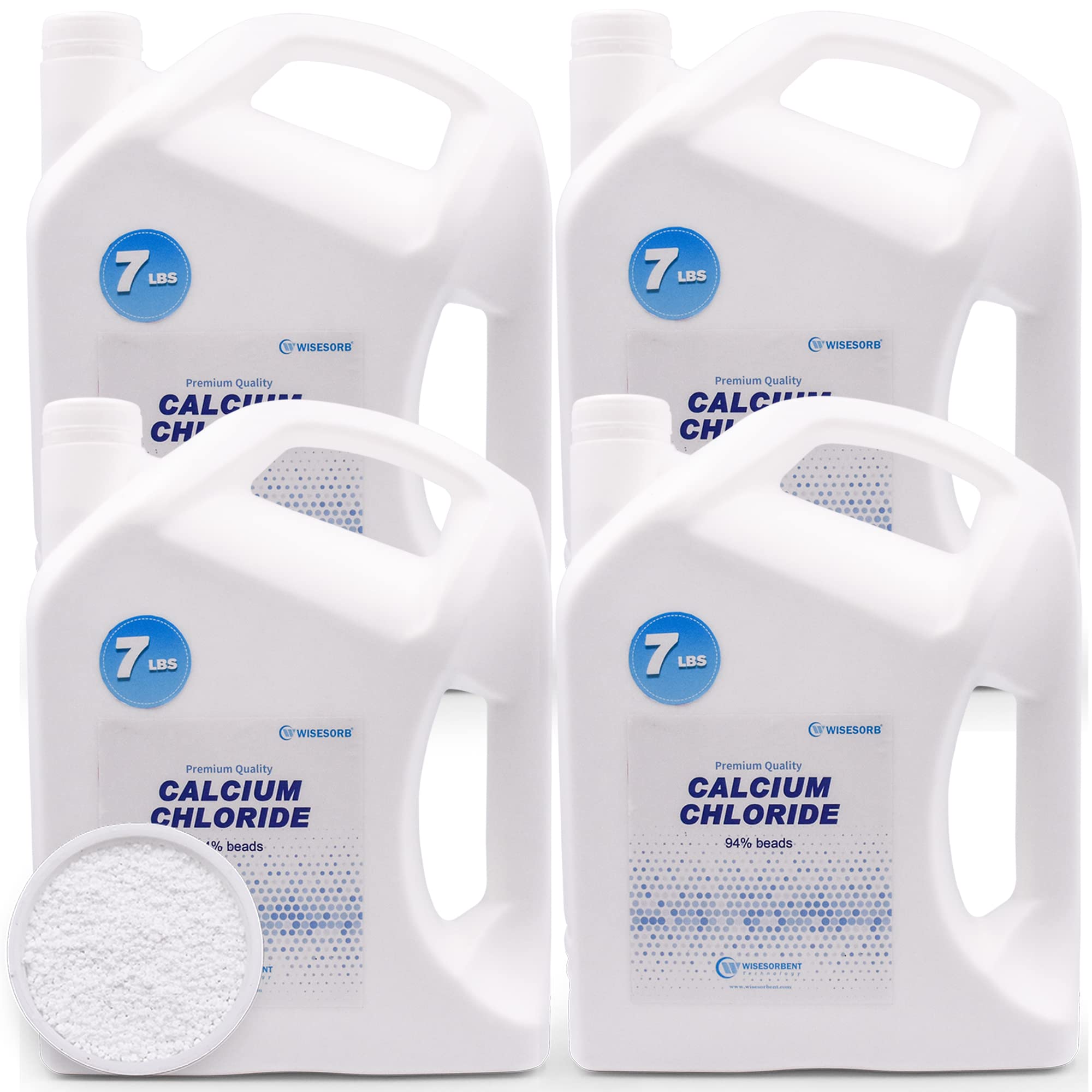 Wisesorb 28LBS Calcium Chloride Desiccant, Moisture Absorbers Refill Beads - Fragrance Free, Moisture Absorber Refill