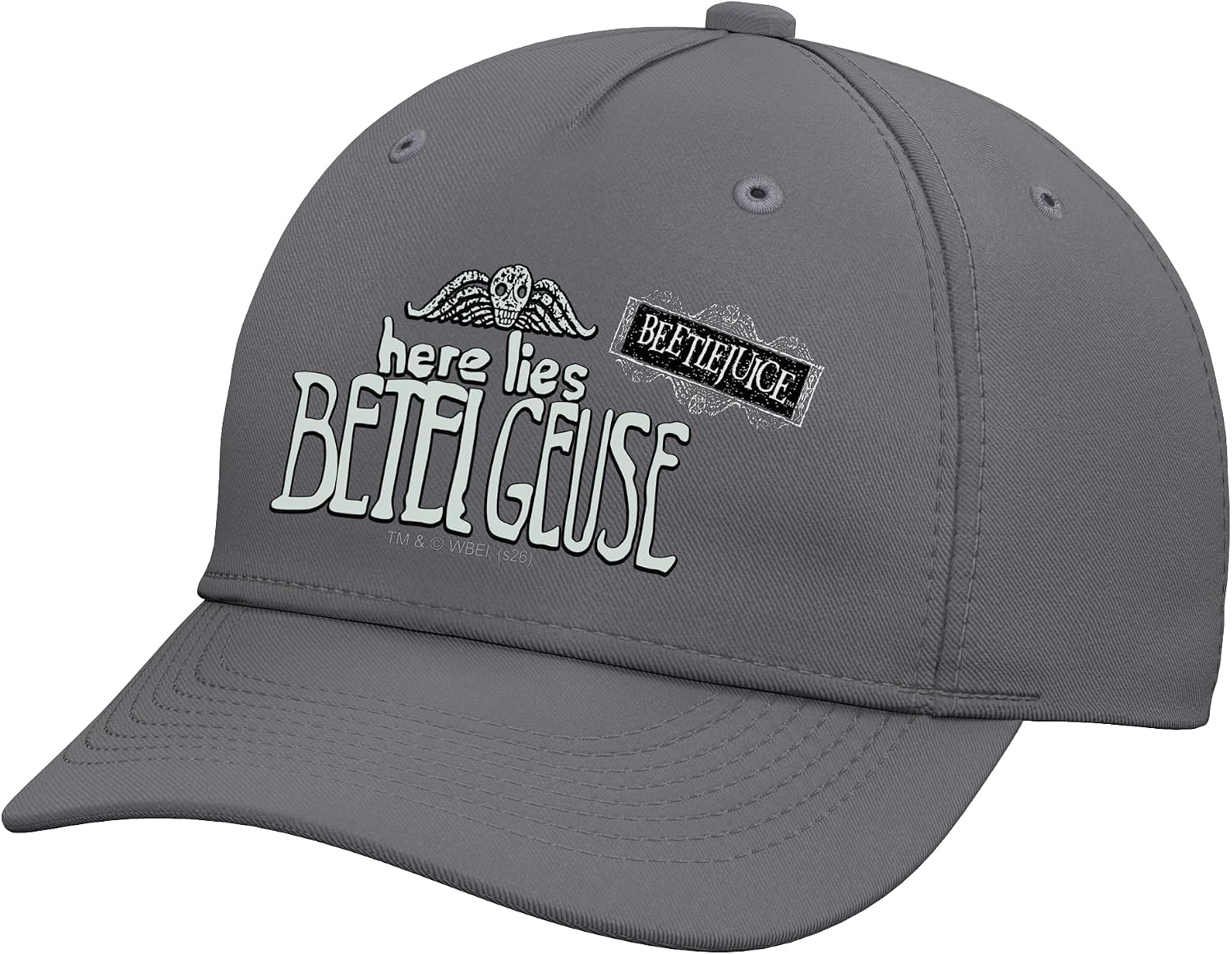 Here Lies Betelgeuse Headstone Design Funny Horrror Movie Adjustable Baseball Hat