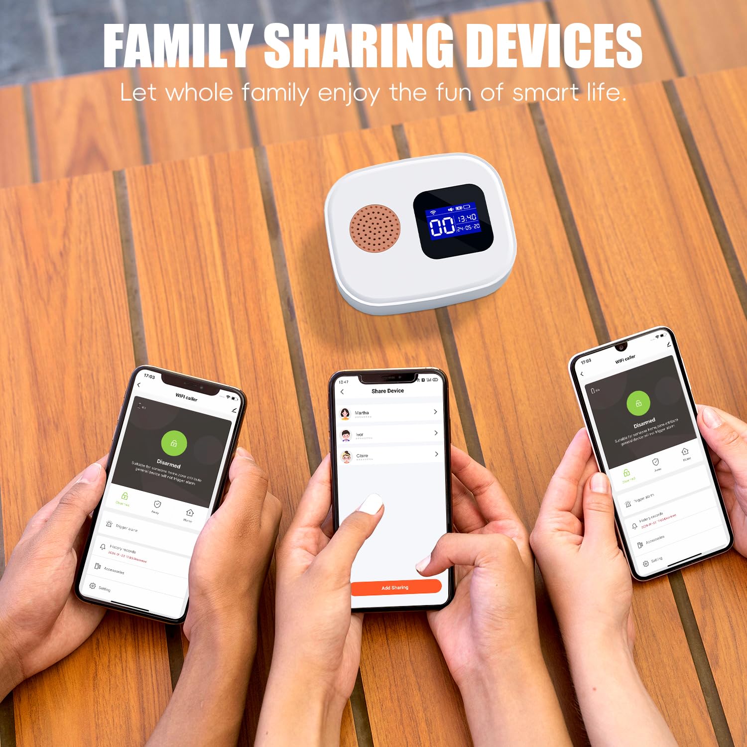 WiFi Personal Alarms Call Button for Elderly Wireless Caregiver Pagers Panic Button Alert System for Patients Seniors - Image 4