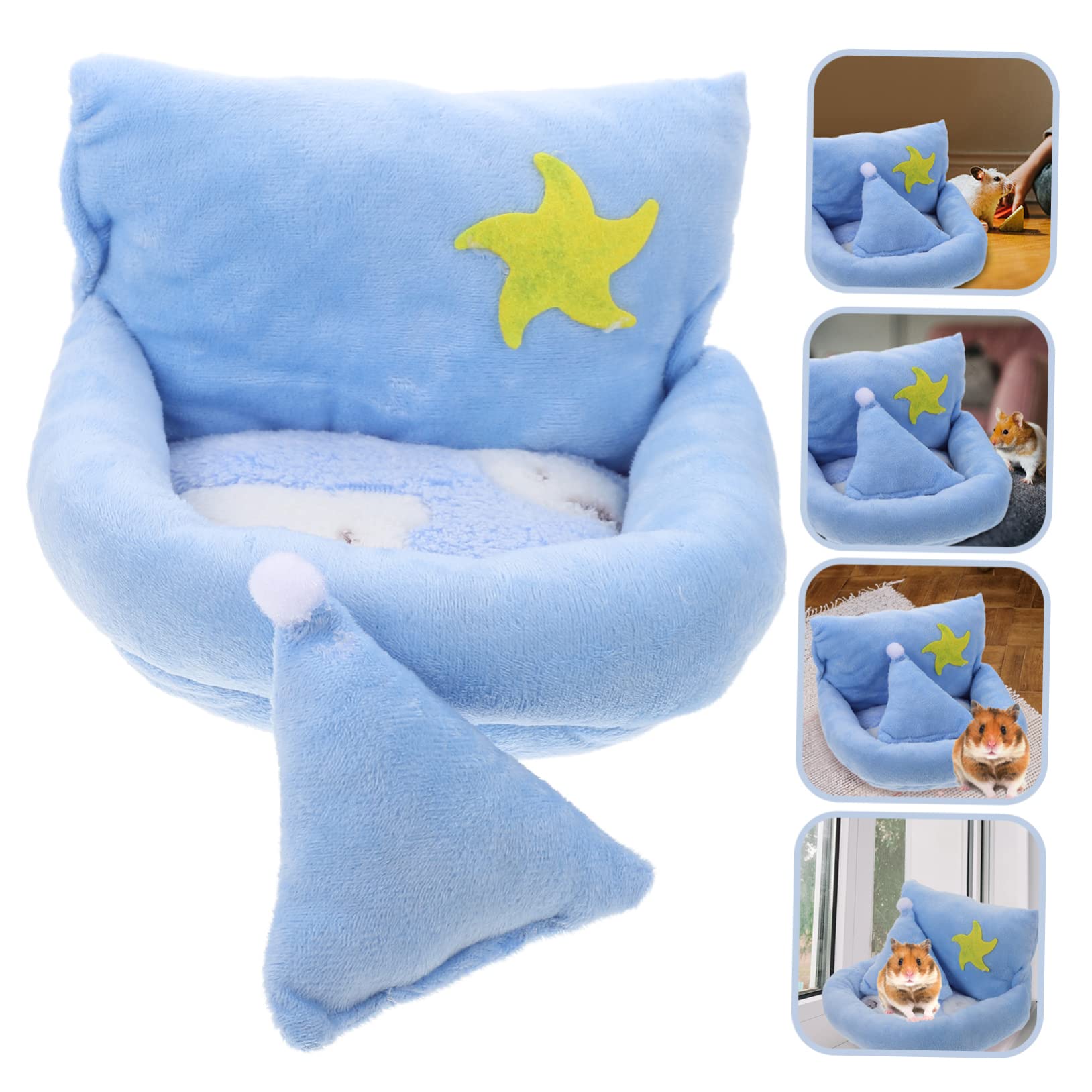 DOITOOL 3stücke Kuschelnest Für Kleintiere Weiches Zuckergleiter Und Hamsterbett Für Meerschweinchen Igel Und Rennmäuse Gemütlicher Schlafplatz Für Kalte Wintertage