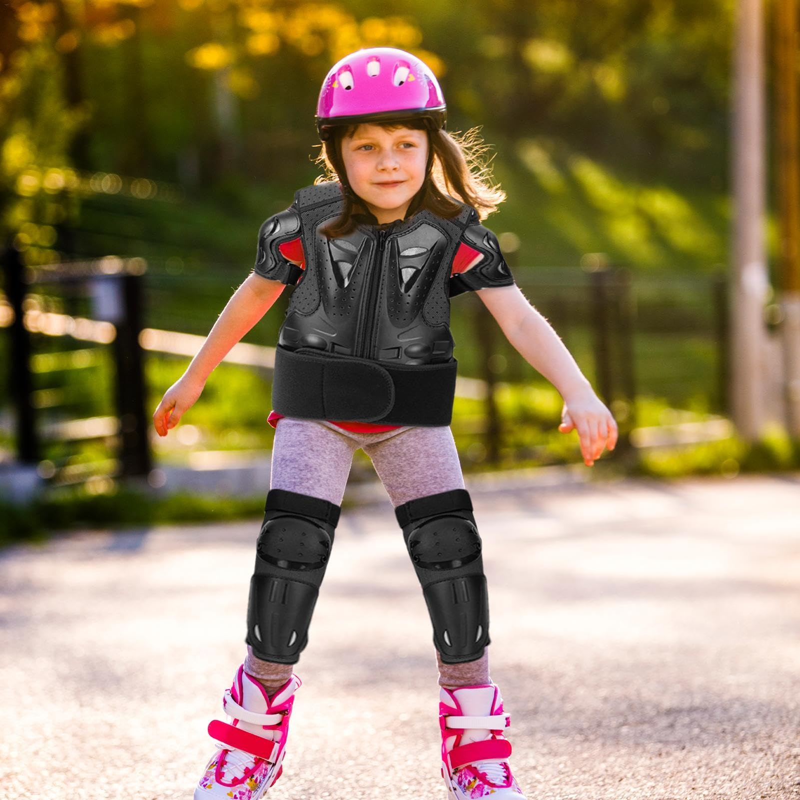 Combinaison de moto pour - Équipement de protection, combinaison d'équitation | Protections de poitrine et de coudes, ensemble d'équipement de sport confortable pour les activités de moto et | d'équitation | Protections de poitrine et de coudes, ensemble