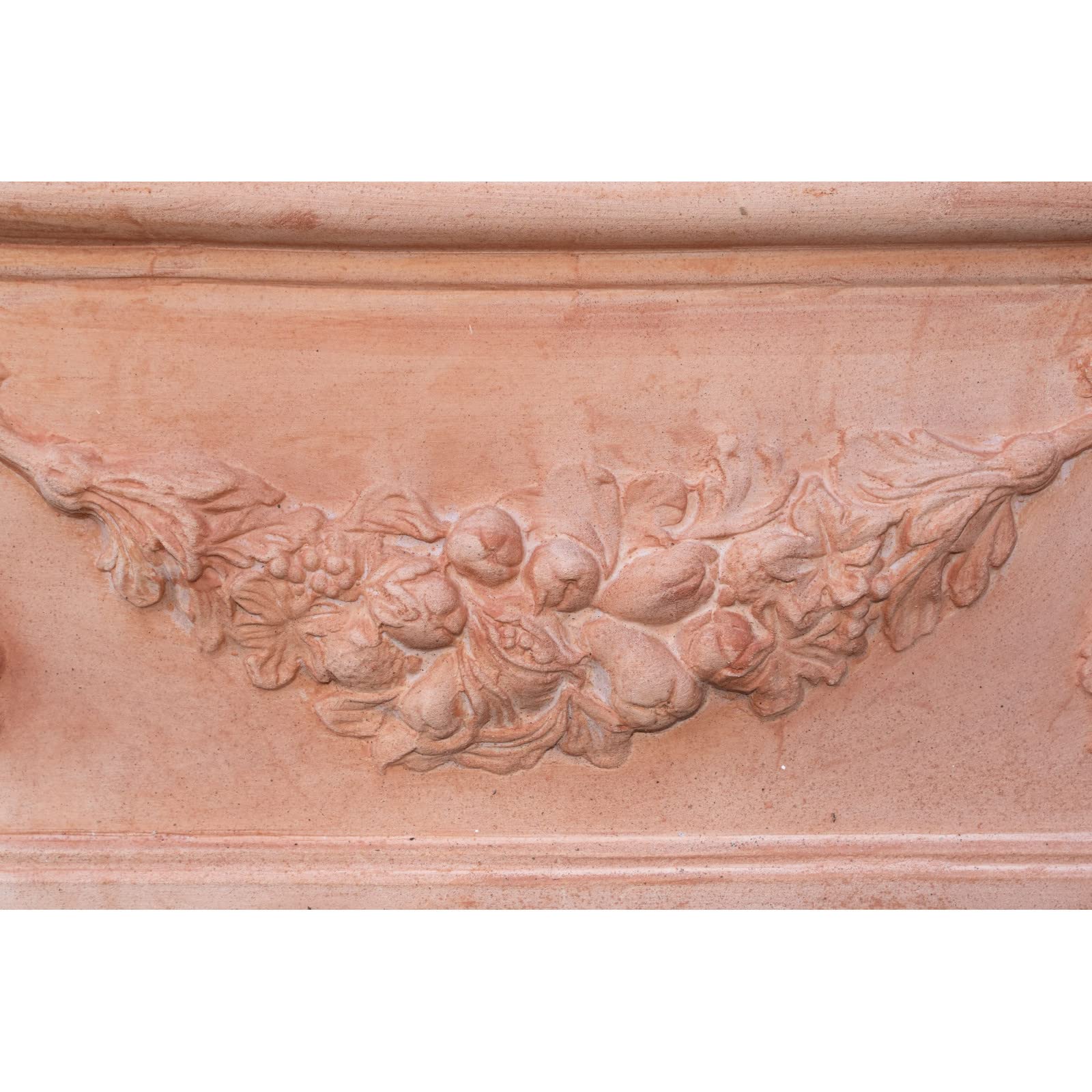 Biscottini Fioriera da esterno 80x36x37 cm | Vaso terracotta Made in Italy | Fioriere da esterno grandi artigianali