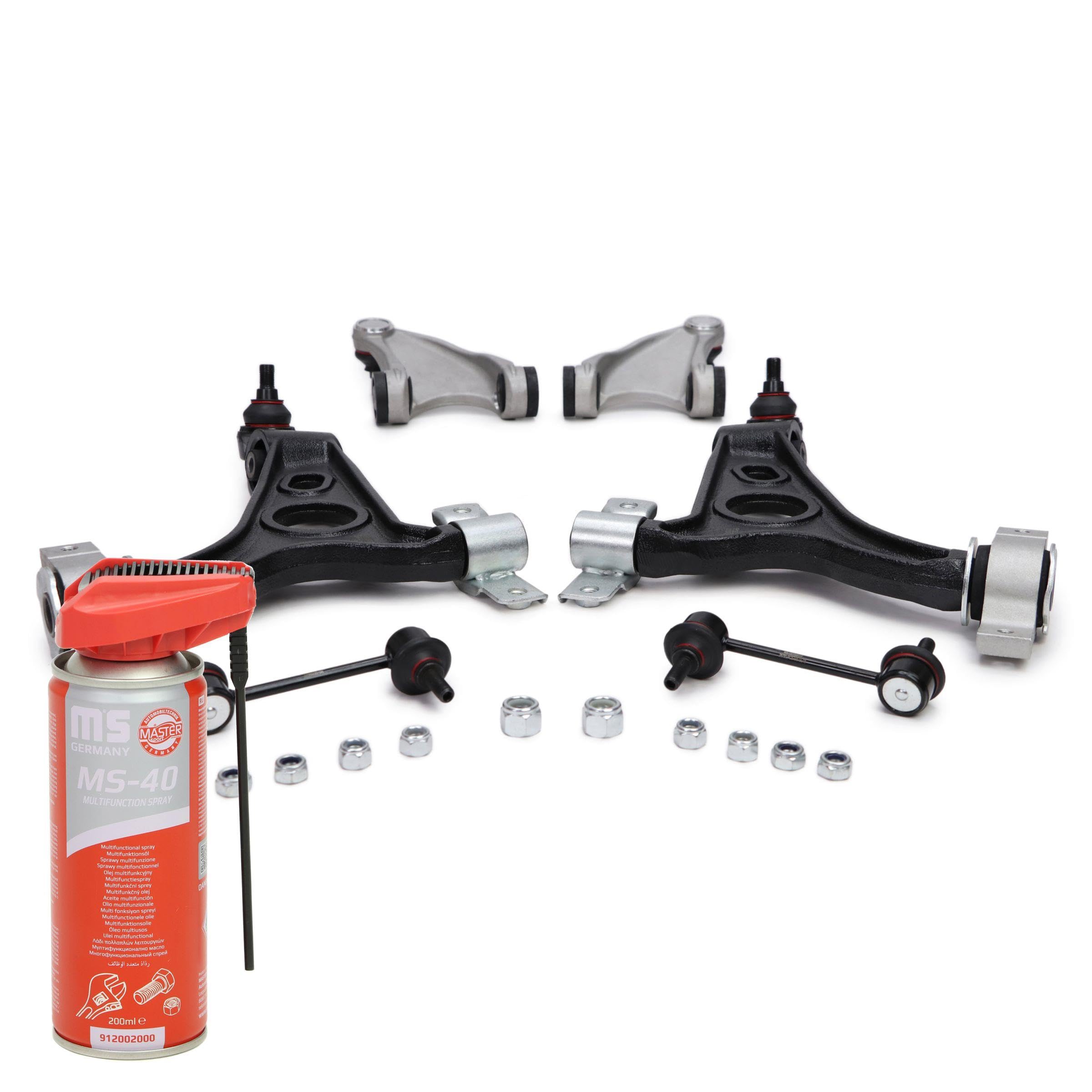 36801/1-SET-MSP Kit Juego de reparación brazo de suspensión con barra de acoplamiento Delantero Izquierda Delantero Derecha Delantero 200ml