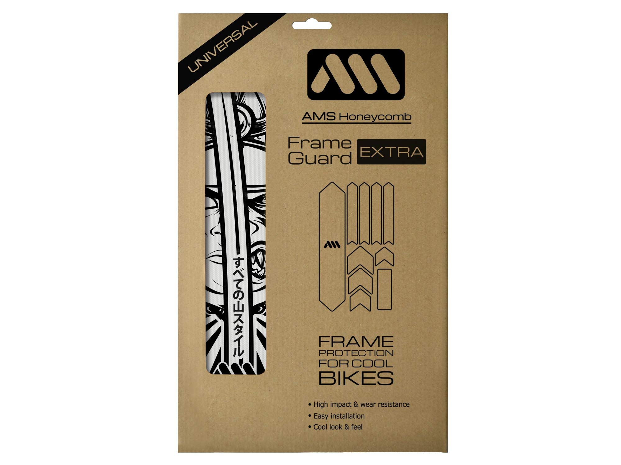 All Mountain Style | MTB Bike Frame Protector | Extra Model Bike Frame Protector with 10 Protectors | Protects Your Bike from Scratches and Bumps