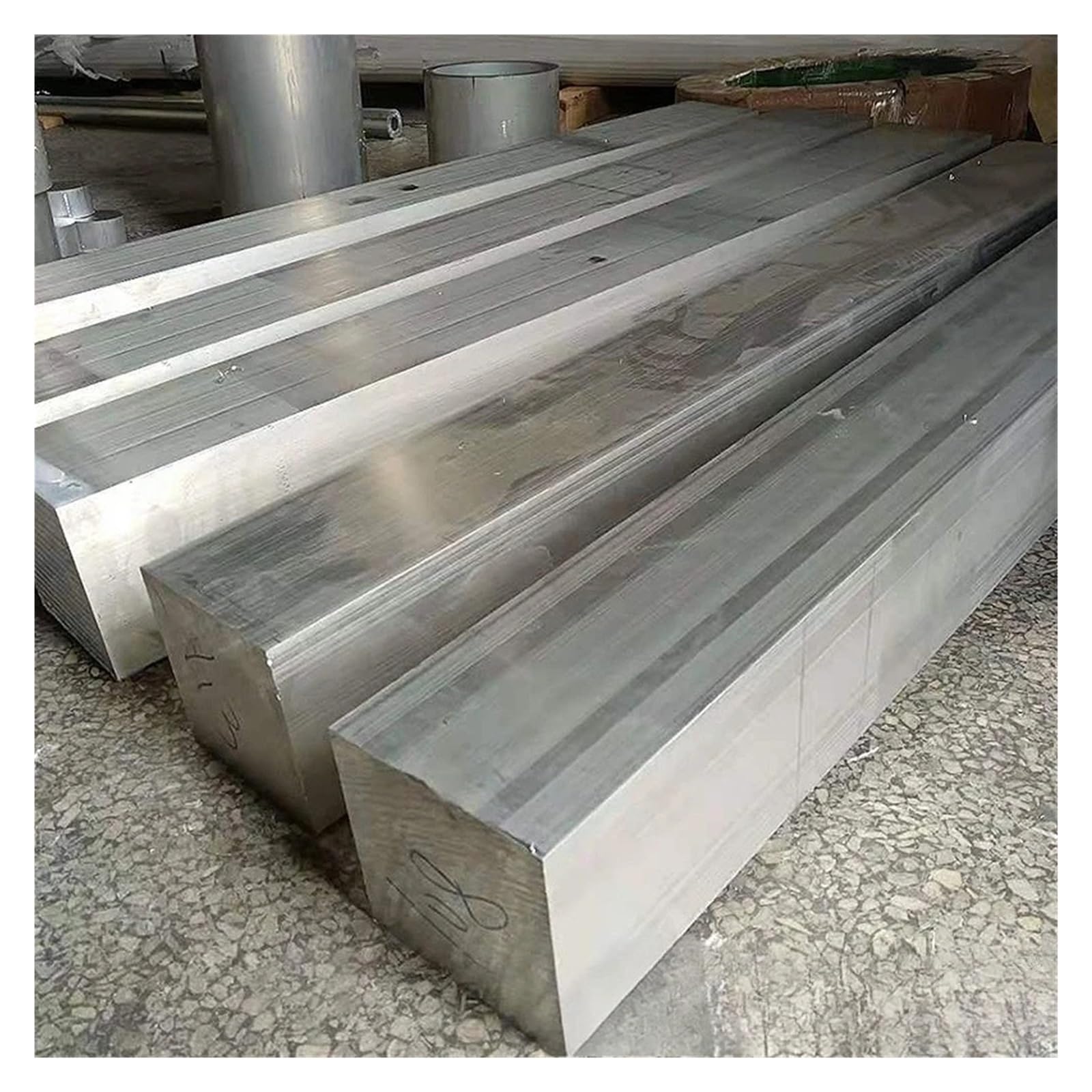 Barre Plate en Aluminium, Plaque en Alliage d'aluminium DIY Longueur 500 mm Largeur 10-100 mm Épaisseur 2 mm-10 mm(3x25x500mm - 5pcs)