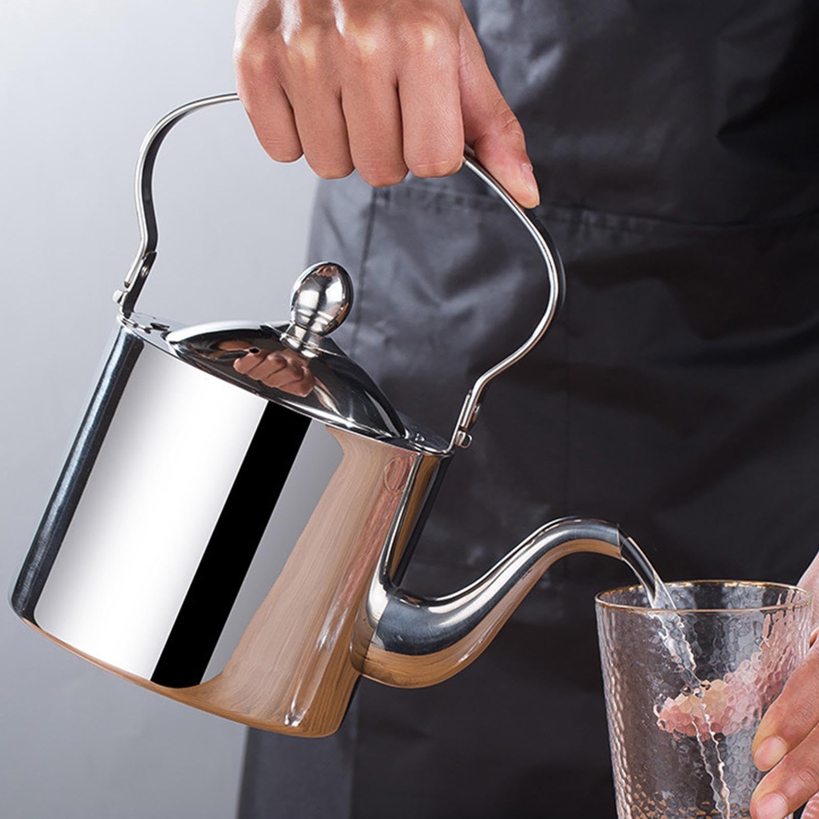 Bollitore In Acciaio Inossidabile Per Acqua, Tè E Caffè con Filtro Fine | Bollitore Per Uso Campeggio, Viaggio, Ufficio, Casa, Caffè, Acqua E Cucina
