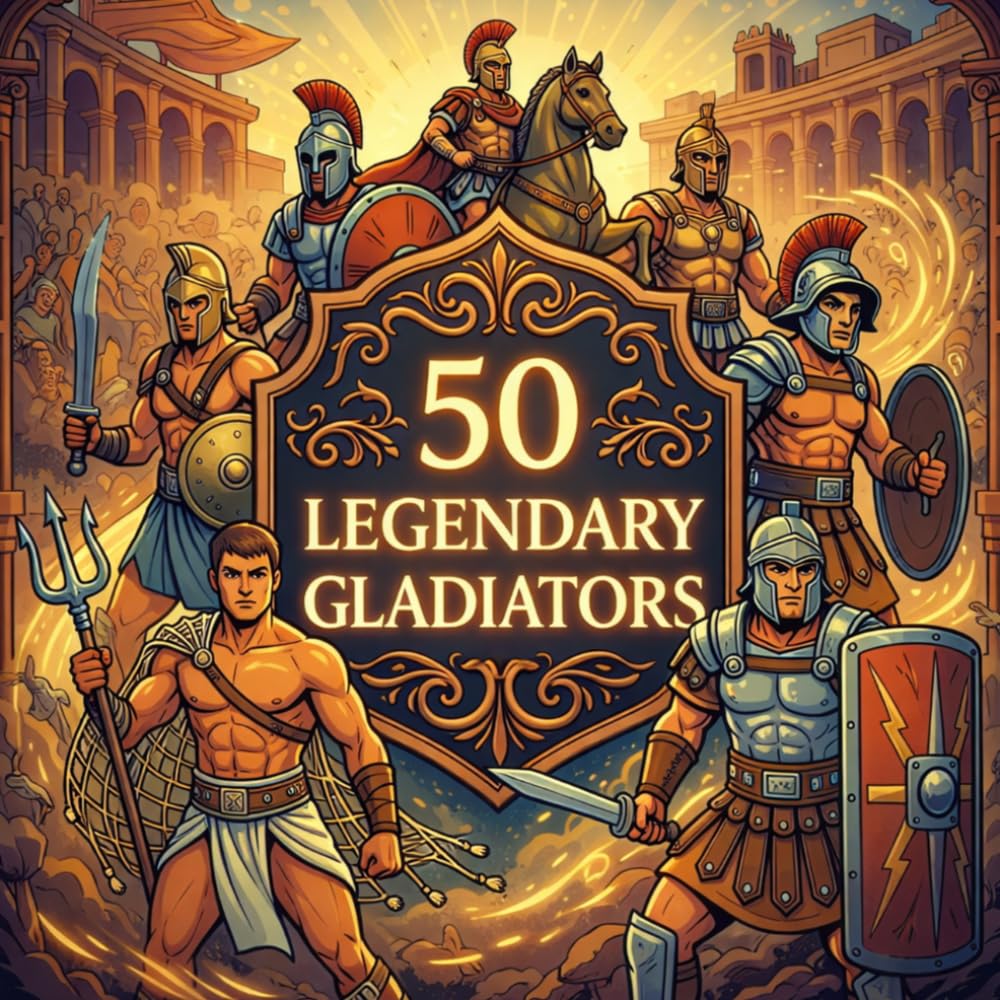 50 Legendary Gladiators: A Kid-Friendly Introduction to the Brave Warriors of Ancient Rome (All Things Roman for Kids)