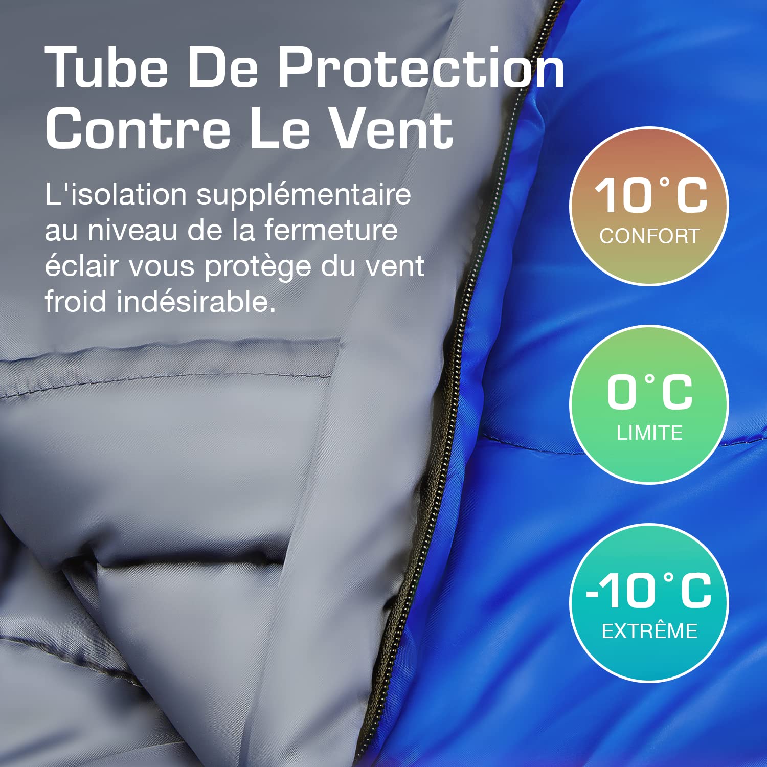 Active Era Sac de Couchage Sarcophage Professionnel 300GSM 3-4 Saisons Température Extrême Duvet Adulte Compact Camping Randonnée