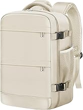 Airplane Cabin Travel Backpack 40 x 20 x 25 for Ryanair – Small Hand Luggage Cabin Suitcase and Anti-Theft Pocket for School and Leisure (Beige)